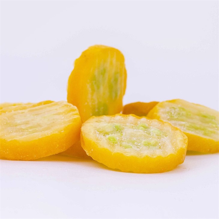 Frozen sliced zucchini