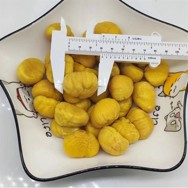 Frozen fresh chestnuts