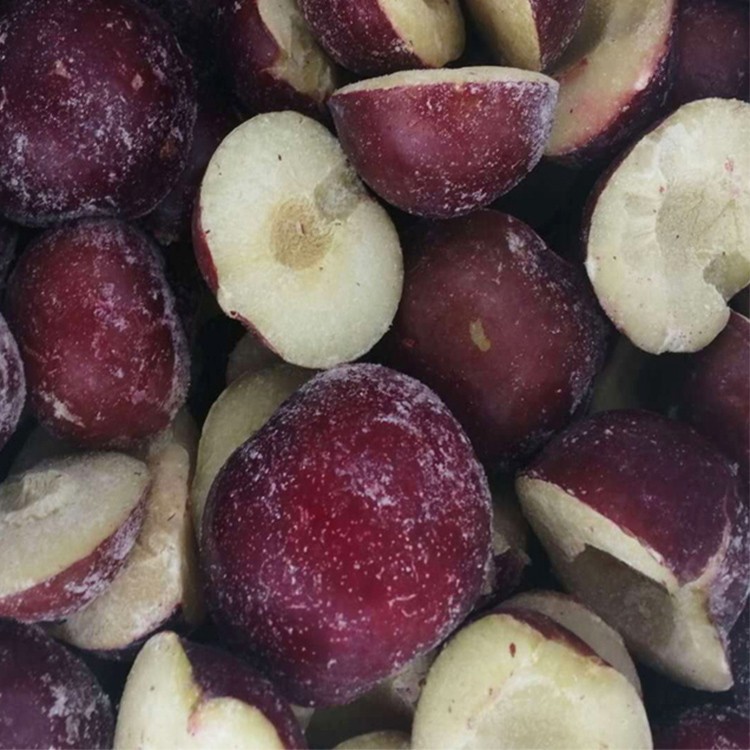 Frozen Dark red plum